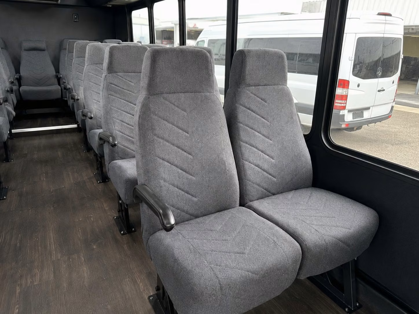 18 passenger minibus interior