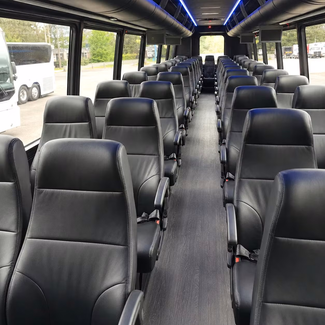25 passenger minibus interior