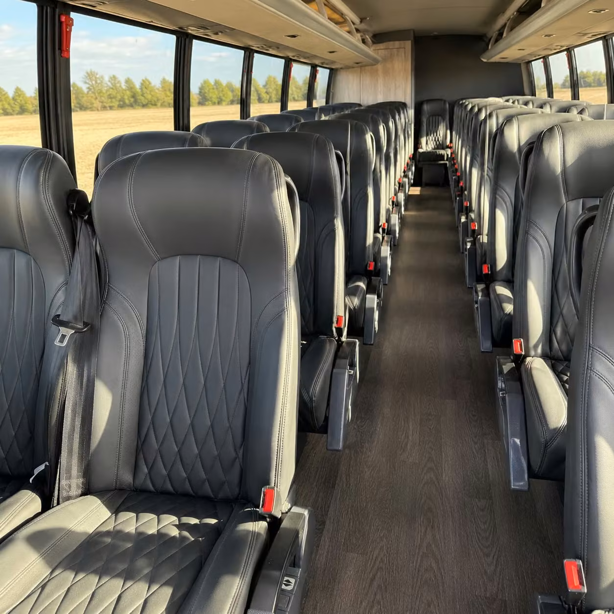 30 passenger minibus inside