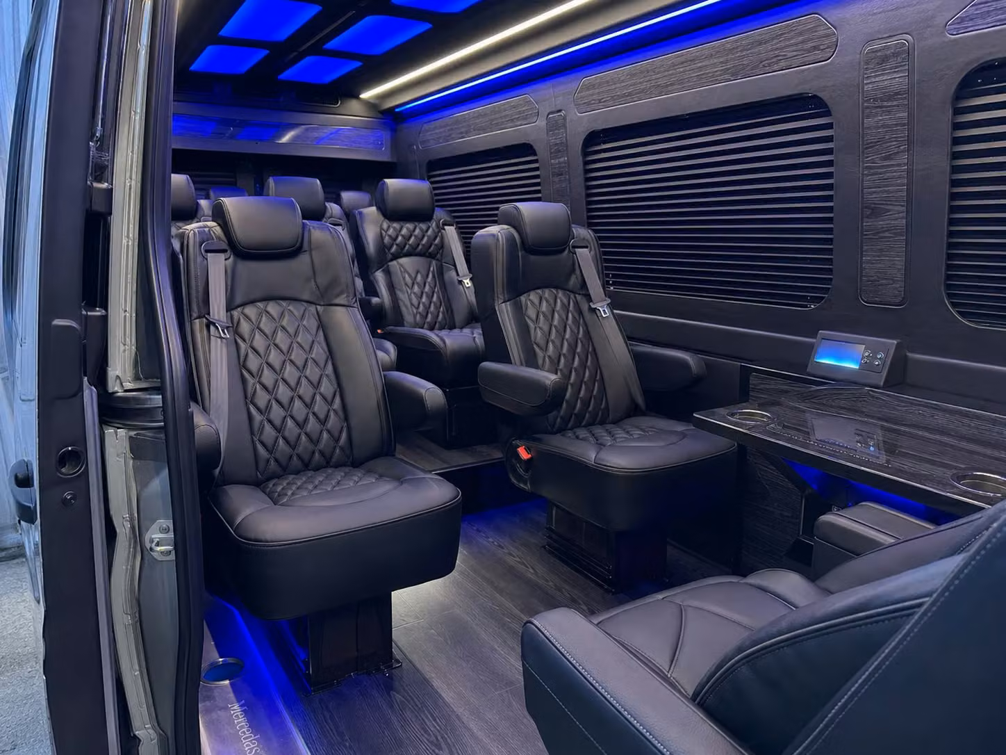 sprinter van transportation for groups and events across raleigh
