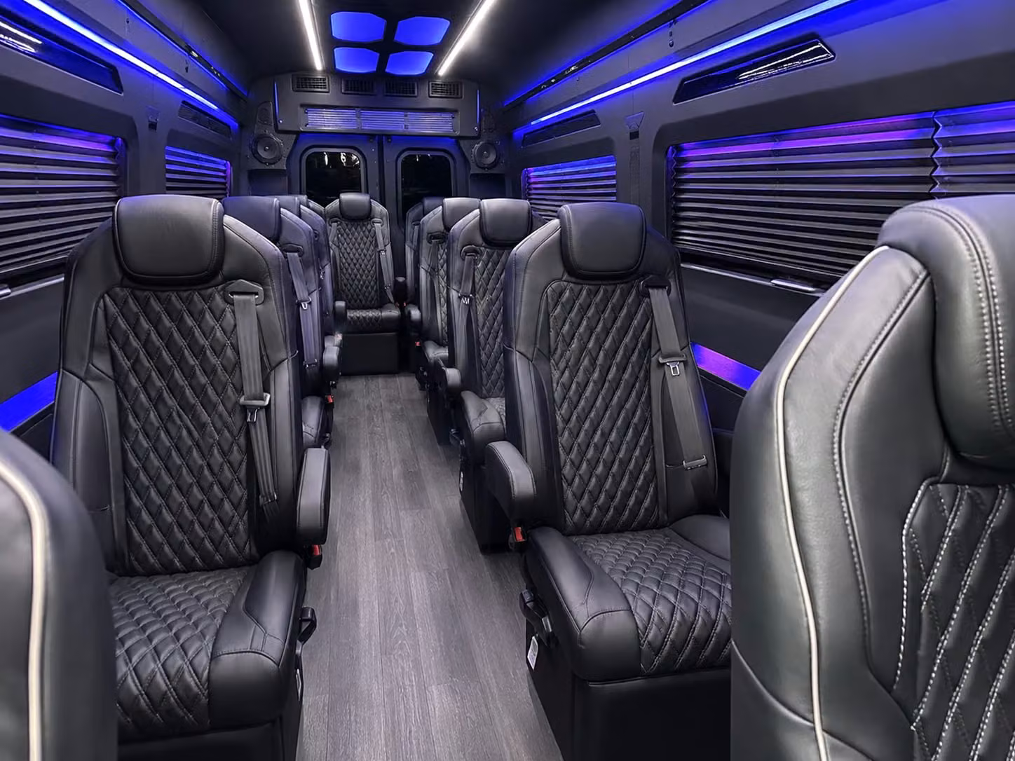 sprinter van with driver interior